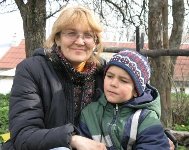 Галина Штроман с сыном Тимуром