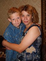 Людмила Терехова с сыном. Фото: Анастасия Кузина 